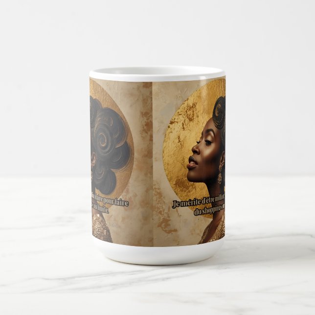 Mug Wealth and Luxury Mindset Inspirational Print (Centre)