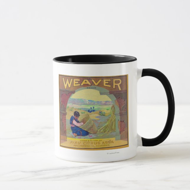 Mug Weaver Orange LabelPiru, CA (Droite)