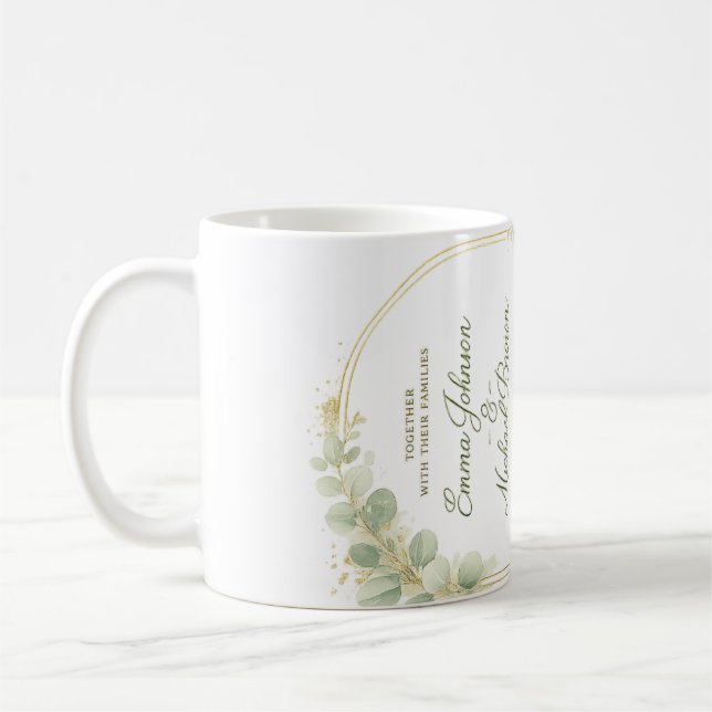 Mug wedding invitation (Gauche)
