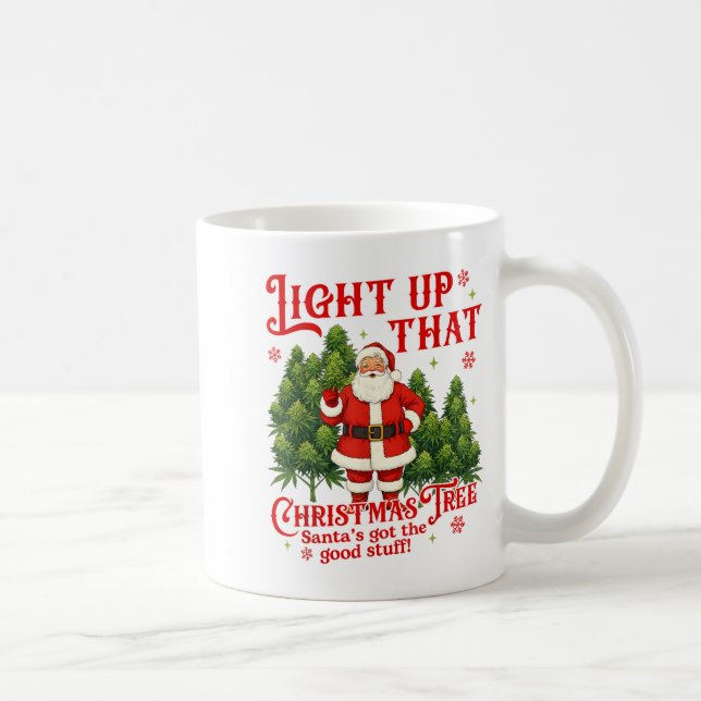 Mug Weed Lover Smoking Light Up Christmas Tree  (Droite)