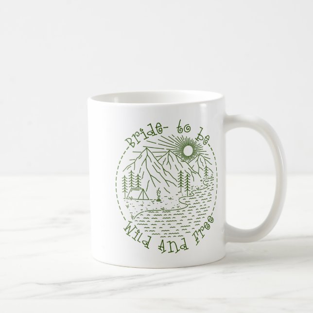 Mug Week-end de camping pour enterrement de vie de jeu (Droite)