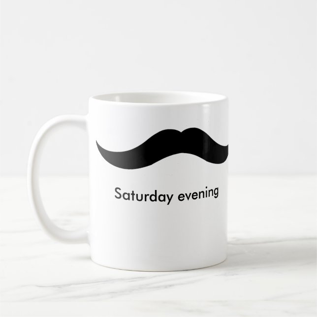 Mug week-end de moustache (Gauche)