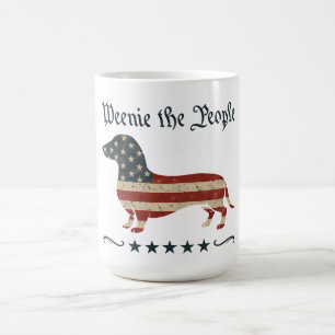 Mug Weenie Le Peuple Dachshund 4 juillet