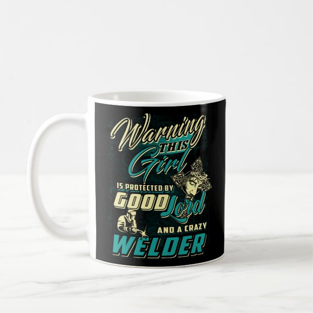 Mug Welder Nice Girl Par Welder Apparel (Gauche)