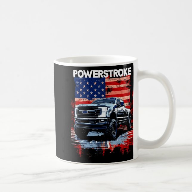 Mug Werstroke Single Cab Truck American Flag New Body  (Droite)