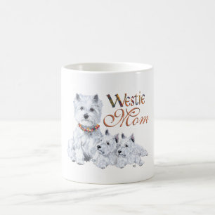 Mug West Highland White Terrier Maman & Pups