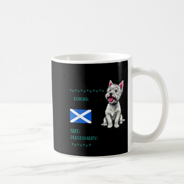 Mug West Highland White Terrier Origin Funny Westie Do (Droite)