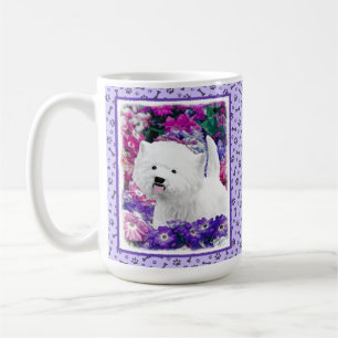 Mug West Highland White Terrier Peinture Chien Art