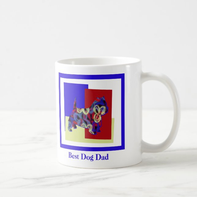 Mug West Highland White Westie Dog TRBY Fête des Pères (Droite)
