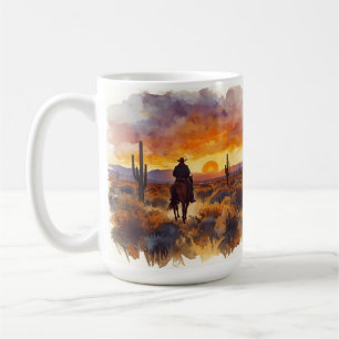 Mug Western Desert Landcape Cowboy