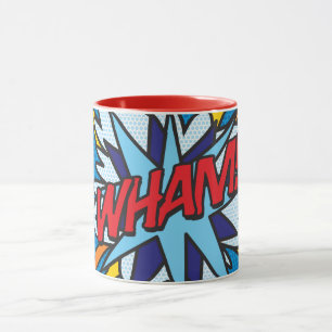 Mug WHAM Fun Retro Comics