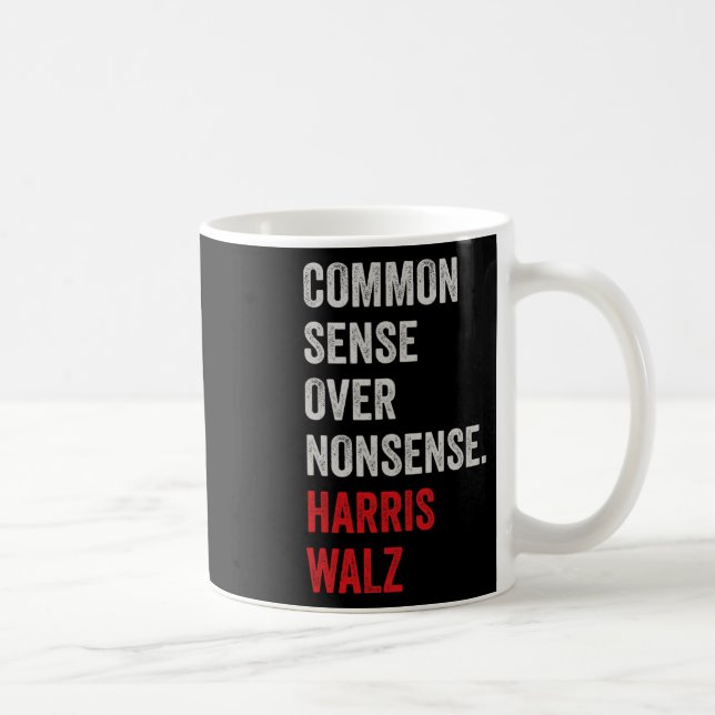 Mug Wheimer 2024 Common Sense Over Nonsense 1 (Droite)