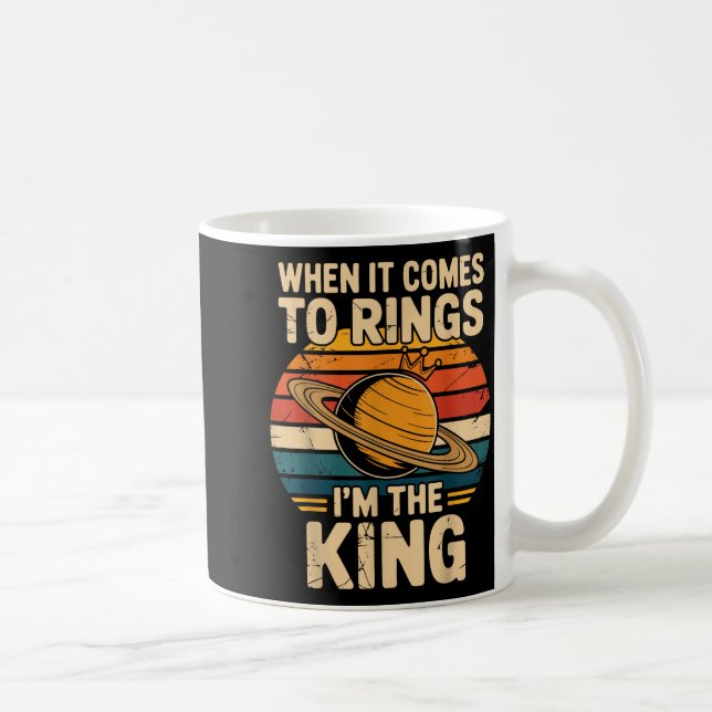Mug When It Comes To Rings Saturn Retro Planets  (Droite)