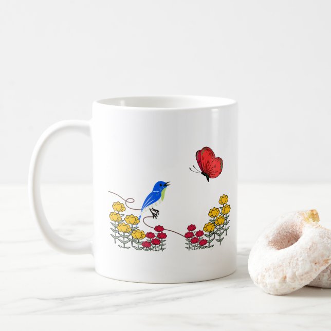 Mug Where Spring Meets Me (Avec donut)