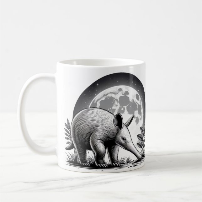Mug Whimsical Aardvark pour Amoureux des animaux (Gauche)