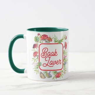 Mug Whimsical Book Lover Mushroom Coffee