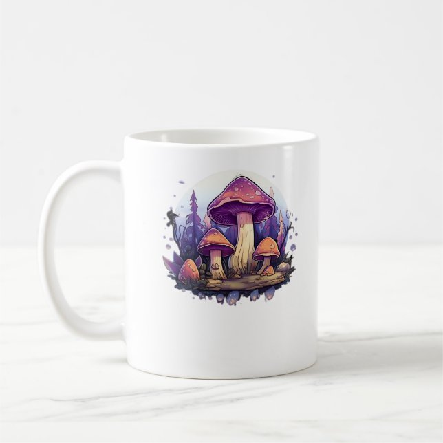 Mug Whimsigoth Champignons Et Crystals Classique (Gauche)
