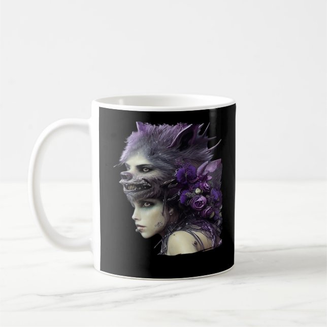 Mug Whimsigoth Drôle Design pour Halloween (Gauche)