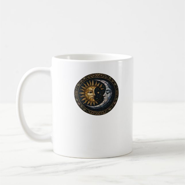 Mug Whimsigoth Tiré Lune De Verre Et Soleil Classique (Gauche)