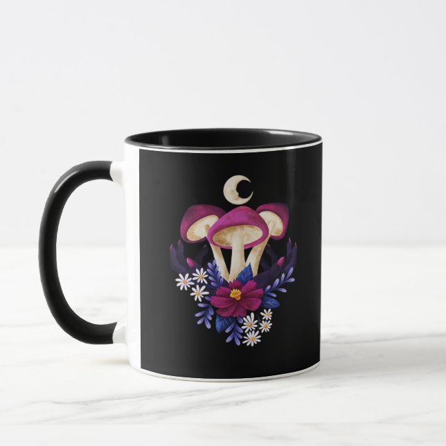 Mug Whimsigothique Champignons Classique (Gauche)