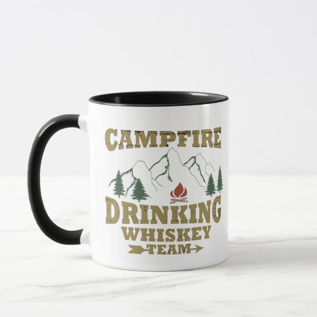 Mug Whiskey cite d'amusants propos de campeurs de camp (Gauche)
