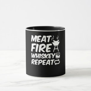 Mug Whiskey de feu de viande Répétition   Drôle de dir