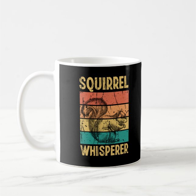 Mug Whisperer d'écureuil drôle (Gauche)