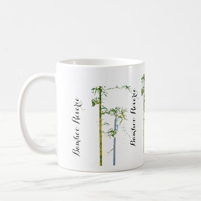 Mug Whispering Bamboo Between Growth and Void Fragment (Gauche)