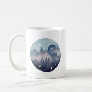 Mug Whispering Peaks à Dusk