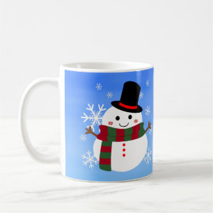 Mug White Christmas Snowman