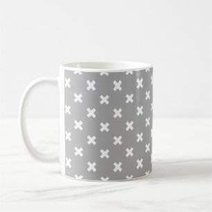 Mug White cross stitches