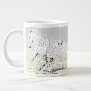 Mug :White Stallion in Motion
