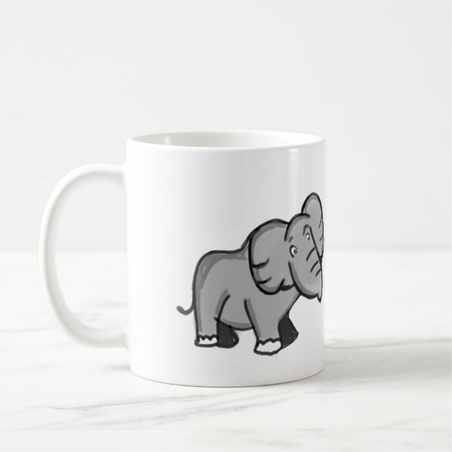 Mug Why Me? Elephant  (Gauche)