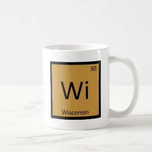 Mug WI - Tableau périodique de chimie d'état du