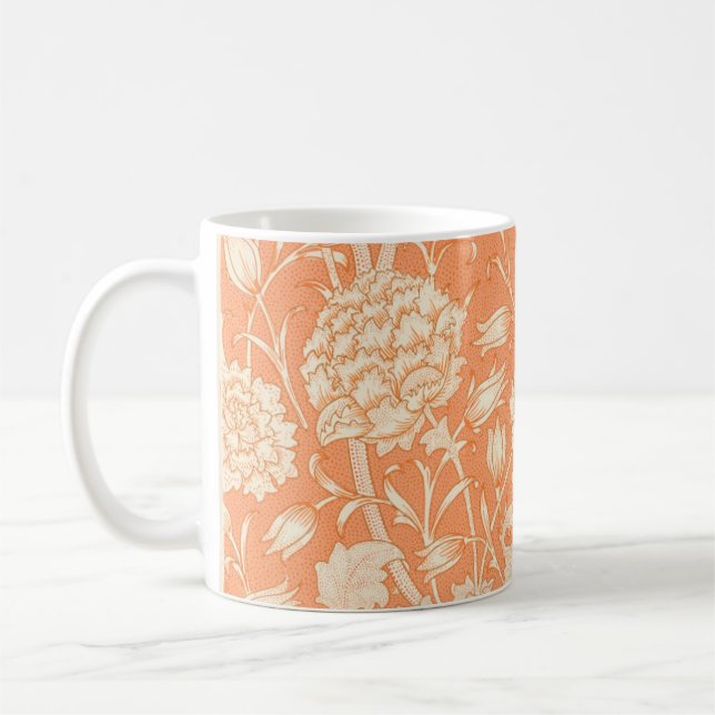 Mug Wild Tulip William Morris Floral Tangerine (Gauche)