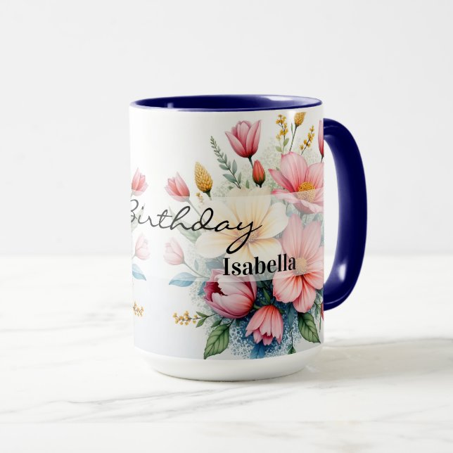 Mug Wildflowers Beautiful Trendy Luxury Collection (Devant droit)