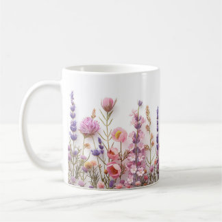 Mug Wildflowers, Boho Cottagecore Style