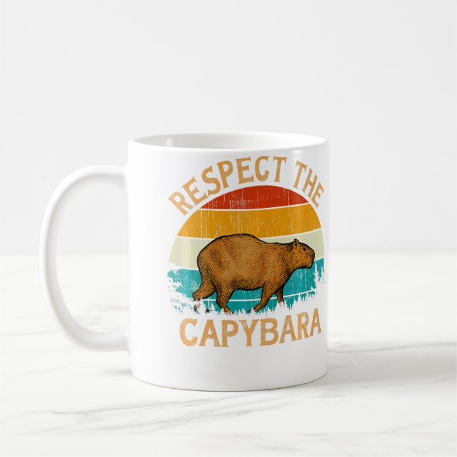 Mug Wildlife Animal Respect The Capybara (Gauche)