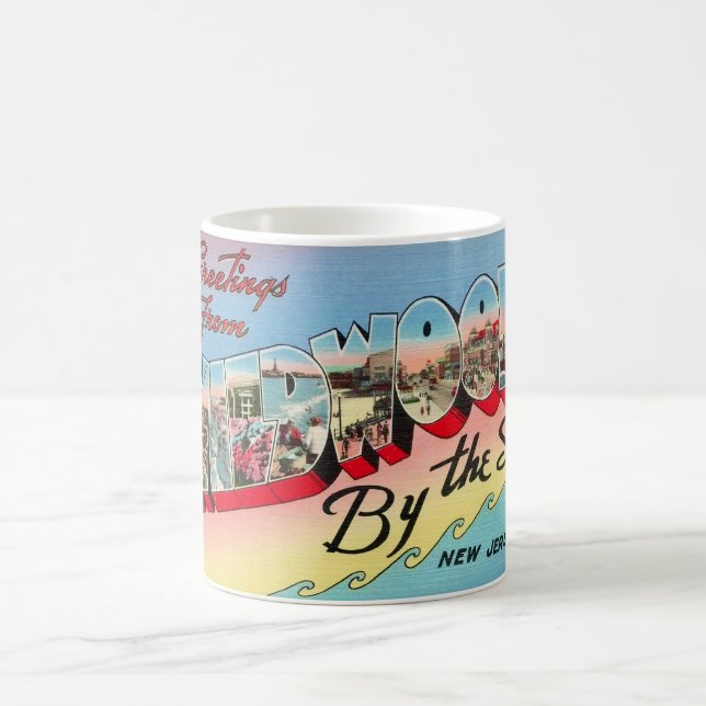 Mug Wildwood by the Sea Postcard (Centre)