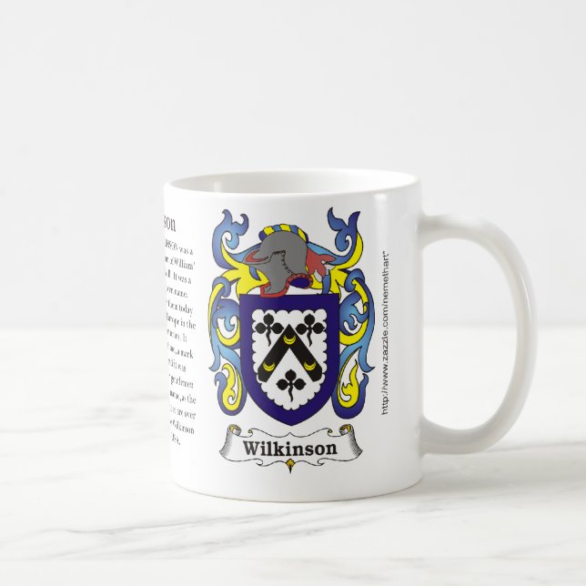 Mug Wilkinson, l'origine, signification et la crête (Droite)