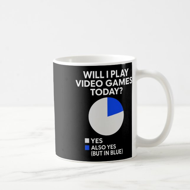 Mug Will I Play Video Games Today - Pc Gaming Lover Co (Droite)