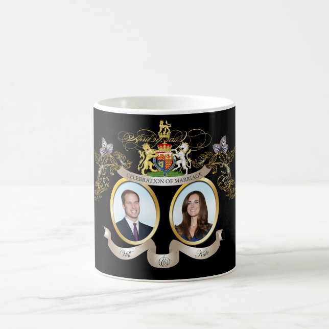 Mug Will+Kate mariage, DO-IT-YOURSELF couleur arrière  (Centre)