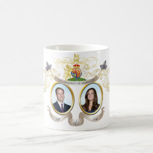 Mug Will+Kate mariage, DO-IT-YOURSELF couleur arrière 