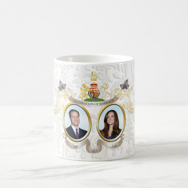 Mug Will+Kate mariage Memorbilia (Centre)
