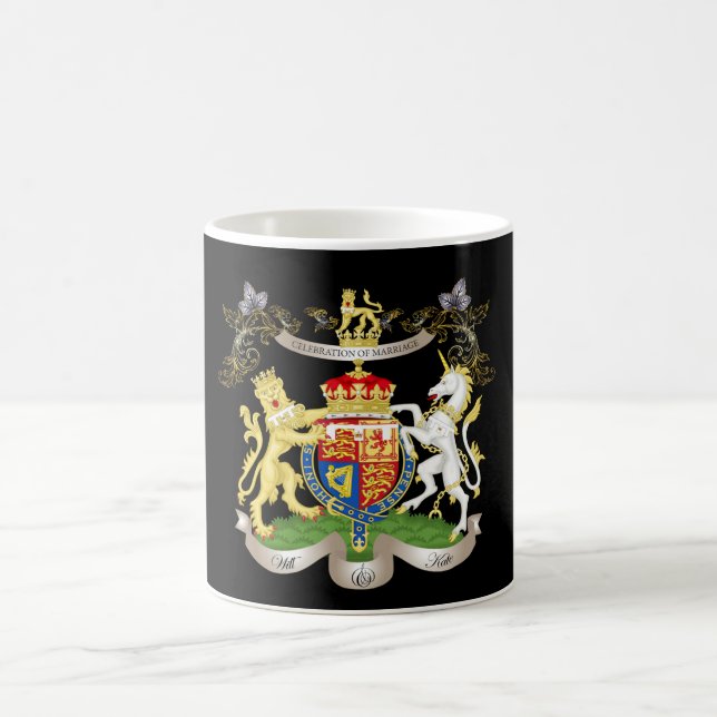 Mug Will+Kate Memorabilia Mugs, couleur personnalisabl (Centre)