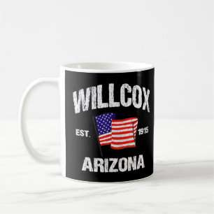Mug Willcox Arizona Az États-Unis Étoiles rayures Styl
