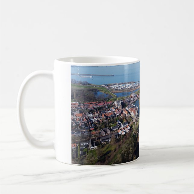 Mug Willemstad Nederland drone Relevé. (Gauche)