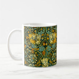 Mug William Morris Antique Honeysuckle Motif Floral