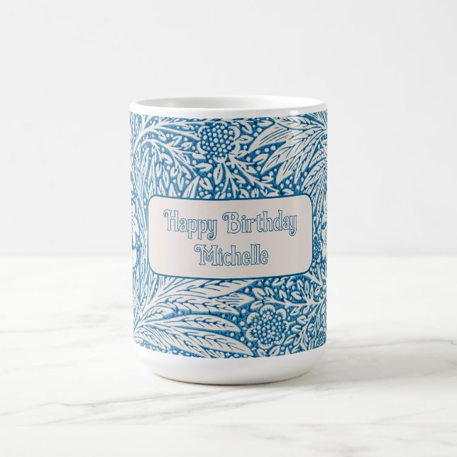 Mug William Morris Blue Marigold (Centre)