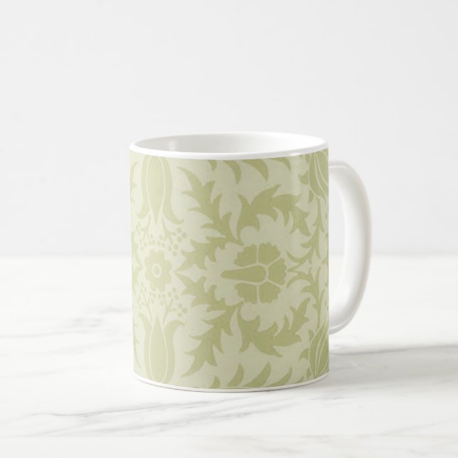 Mug William Morris Borge Mariage Soft Green (Devant droit)